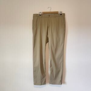 Nike Golf Pants Mens 36x30 Tan Brown Lightweight Standard Fit Straight Casual